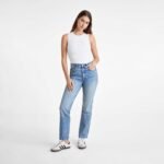 Ribbed Crewneck Tank Bodysuit | White