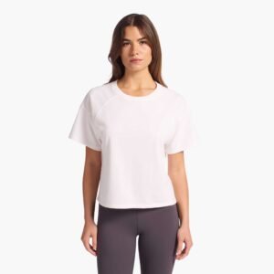 Steady Seamed Tee | White