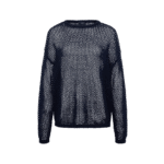 Open Knit Sweater | Navy