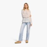 Open Knit Sweater | White