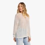 Open Knit Sweater | White