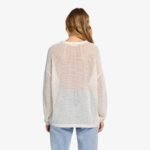 Open Knit Sweater | White