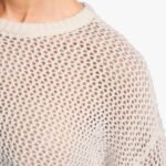 Open Knit Sweater | White