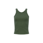 Essential Rib Tank | Darkest Olive