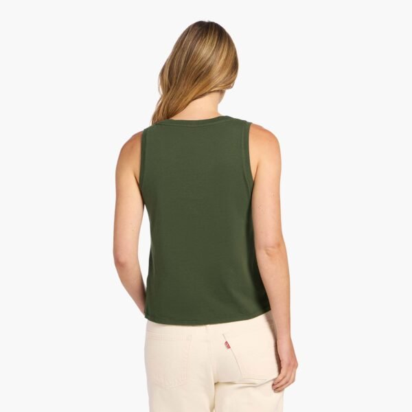 Soft Cotton Everyday Tank | Darkest Olive