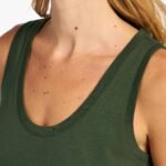Soft Cotton Everyday Tank | Darkest Olive