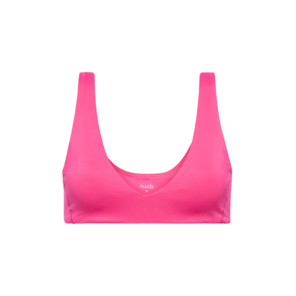 Plunge Bikini Top | Fuchsia