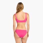 Plunge Bikini Top | Fuchsia