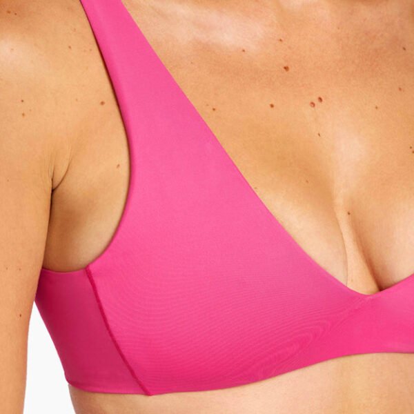 Plunge Bikini Top | Fuchsia