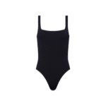 Square Neck One Piece | Black