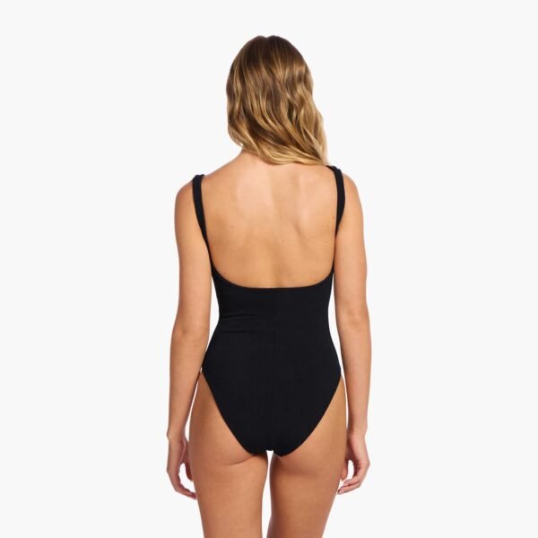 Square Neck One Piece | Black