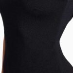 Square Neck One Piece | Black