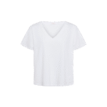Vintage Cotton V-Neck Everyday T-Shirt | White