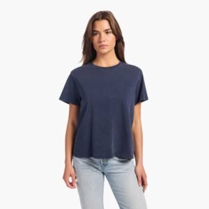 Vintage Cotton Everyday T-Shirt | Washed Navy